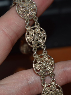 Vintage silver bracelet used