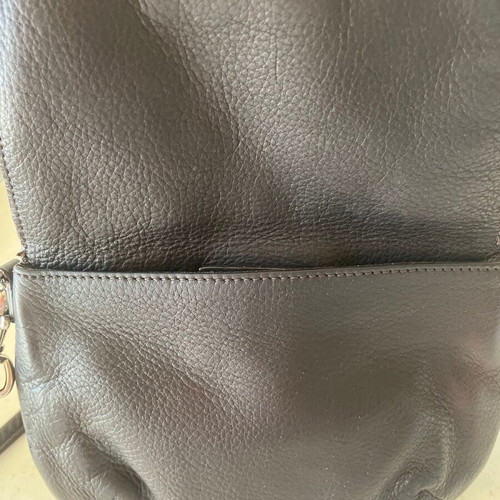 Sonia Rykiel mini leather crossbody bag like new, brown