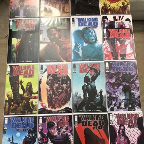 Walking Dead Weekly set of 47 comics like new