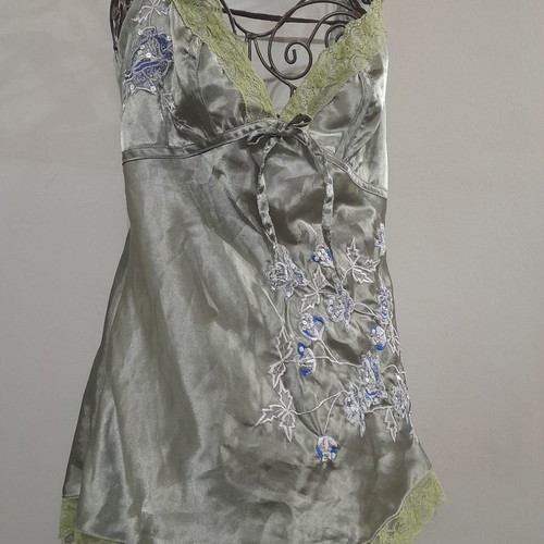 Custo Barcelona Silk Set Medium Like New Embroidered With Sequins
