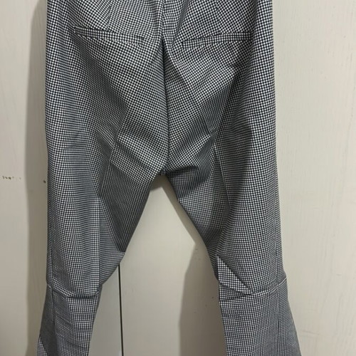 Stradivarius checked pants like new, size XXS 32 4, black and white