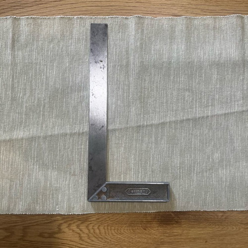 Vintage metal try square Germany used