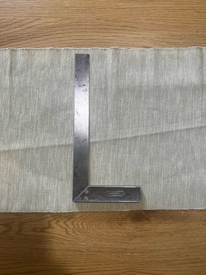 Vintage metal try square Germany used