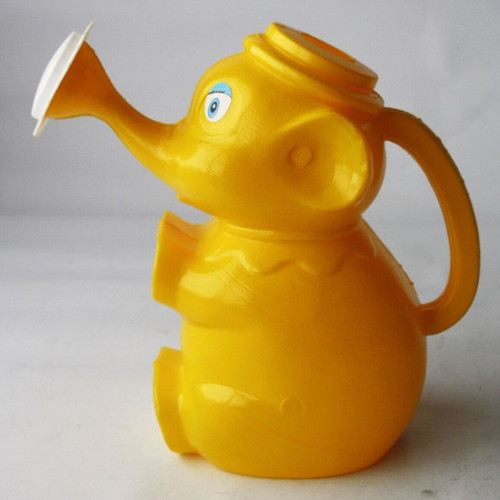 Plastic children's elephant watering can 21cm vintage 80's new