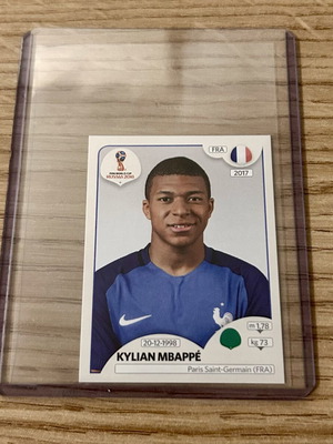 Αυτοκόλλητο Kylian Mbappe Rookie, Εθνική Γαλλίας, Panini World Cup 2018