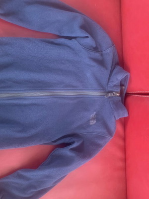 Φλις ζακέτα The North Face σαν καινούργιο, μπλε με γκρι σιρίτι για παιδιά 6-7 ετών