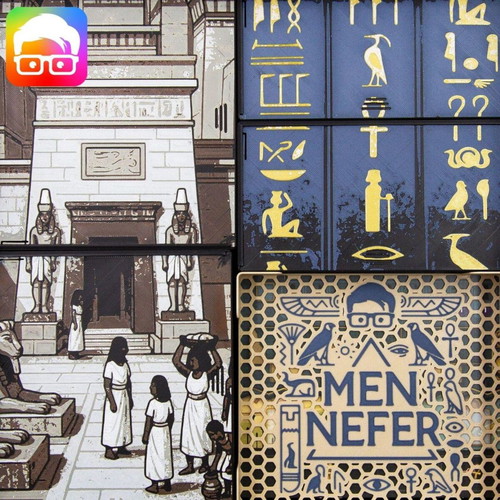 Men Nefer Board Game Organizer new, fits sleeved cards
