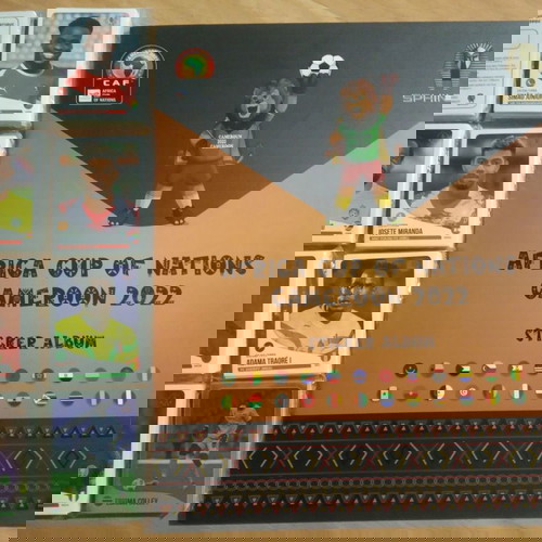 Sphinx Africa Cup of Nations 2022 Cameroon σετ αυτοκόλλητων και άλμπουμ καινούργιο