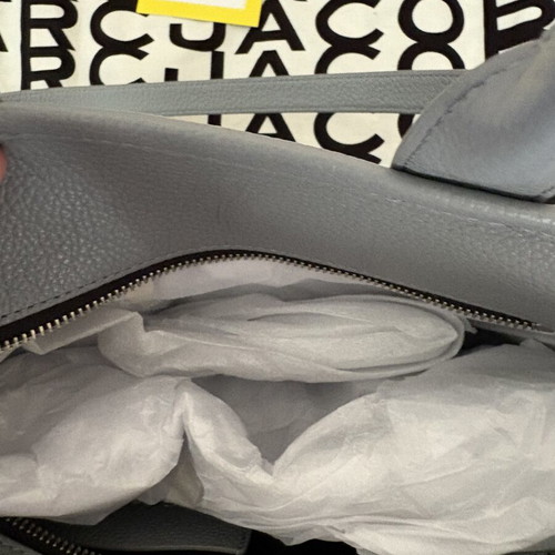 Marc Jacobs Small Leather Tote Bag, grey