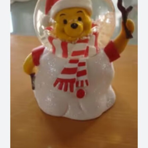 Winnie the Pooh Christmas Snowglobe new from Disney Store