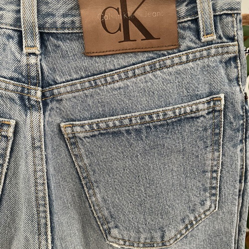 Calvin Klein vintage mom fit jeans used, size XS 34 6, blue