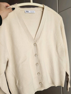 Ζακέτα Zara μέγεθος Small σαν καινούργιο, μπεζ