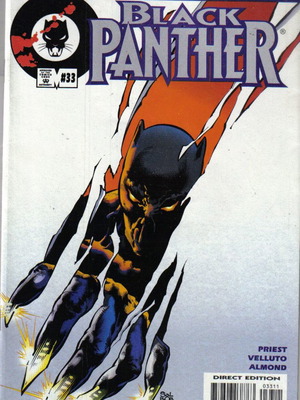 Black Panther Marvel Comics 1998 употребяван, на чужд език