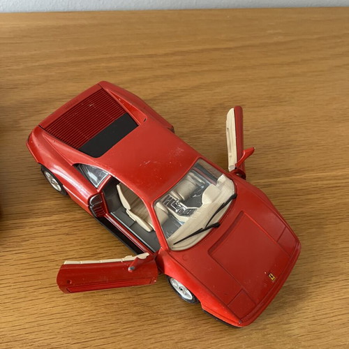 Ferrari Burago model cars used, set of 3