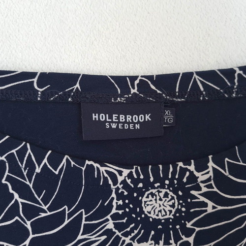 Holebrook Sweden blouse XL floral like new, blue