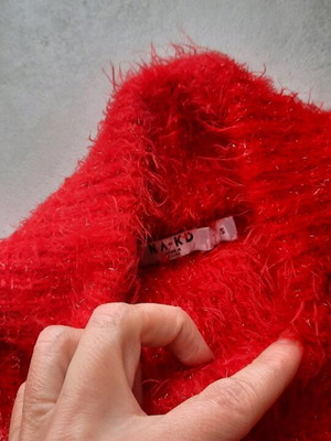 Na-Kd pullover like new, red, oversized