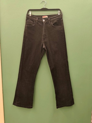 Red Rock women's jeans used, straight fit, cotton, black
