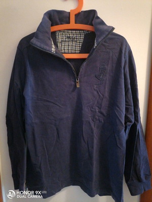 Marlboro Classics Men's Short Sleeve Polo Shirt Used Blue Size M