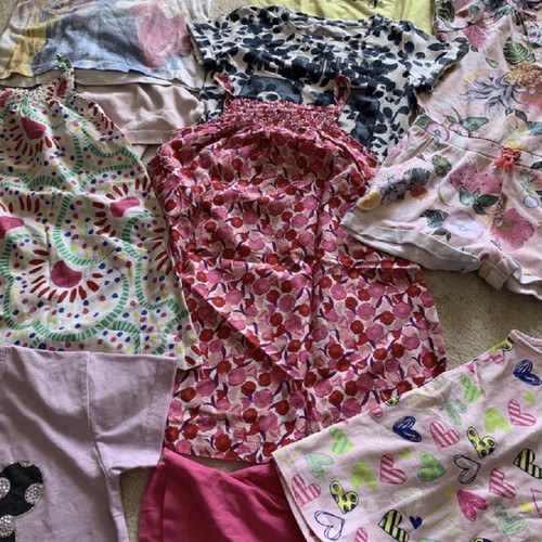 Girls' clothes pack used, 3-5 years, 27 pieces
