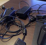 Sony PlayStation 2 console with memory card and remote