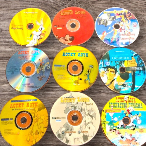 Dubbed children's DVDs pack of 26 like new