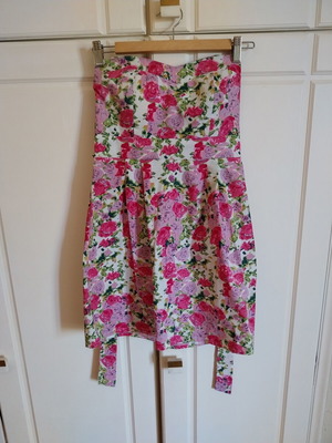 Double Six Strapless Mini Dress like new, pink, size M