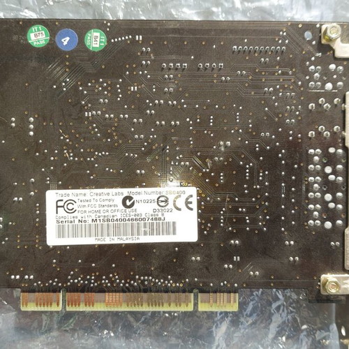Sound Blaster Audigy 2 sound card used with CD