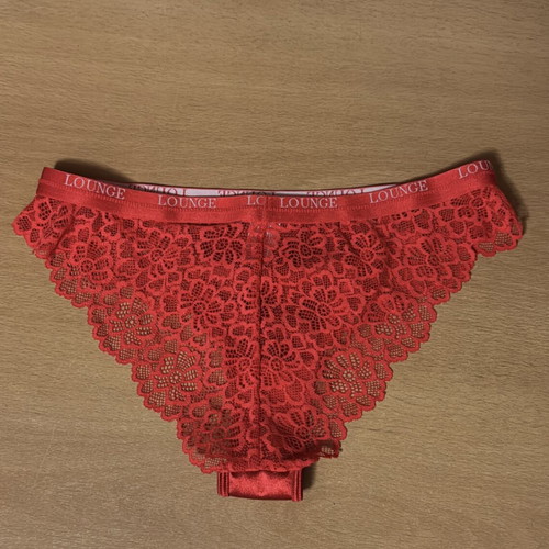 Silk briefs new, size small, red