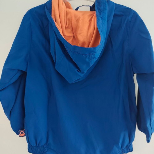 Benetton jacket for boy 2-3 years like new, blue and orange