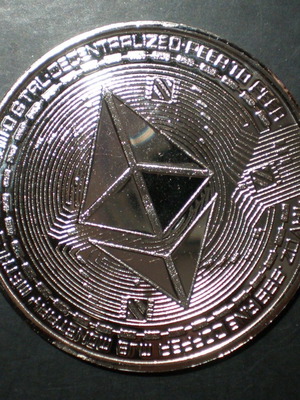 Metal Ethereum coin new, for collectors