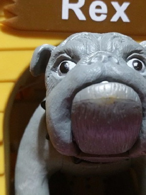 Gadget doghouse used with barking sound