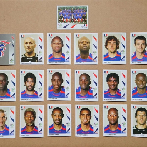 Panini World Cup 2006 France sticker set