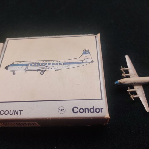 Viscount 1/600 model aircraft Condor Flugdienst like new
