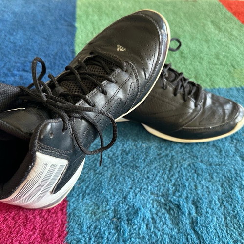 Adidas Basketball Shoes Like New, Black with White Details, Size 44