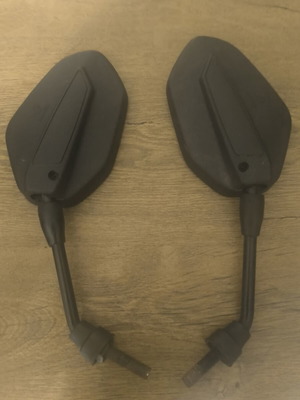 Motorcycle mirrors universal pair used