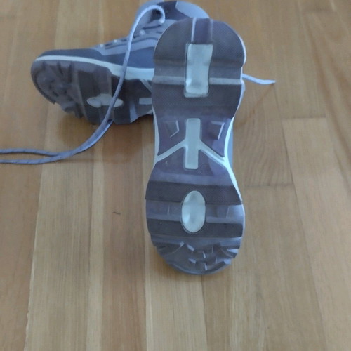 Girls' boots purple with laces size 37 like new, waterproof