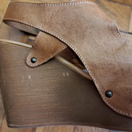 Antidoti Sara Zeppa Wooden Wedges Size 37 Like New