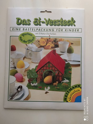 Πασχαλινό σπίτι βάση για αυγά χαρτί καινούργιο