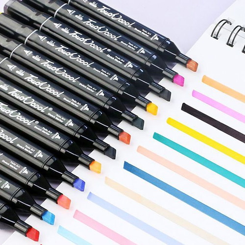 SPM Fine Double Sided Highlights 80-Piece Drawing Marker Set new