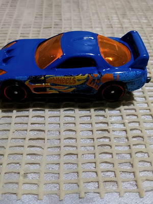 Mazda RX-7 JDM Import Tuner Hot Wheels Car 24/Seven Blue 2012 like new