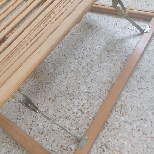 Orthopedic bed frame with 2 recline adjustments