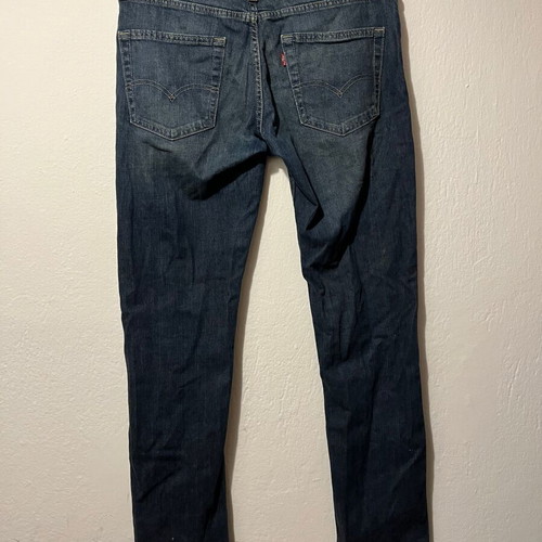 Levi's 511 men blue jeans pants used, size W32 L32, blue