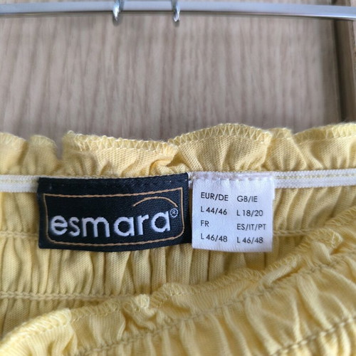 Esmara skirt new, size L, yellow