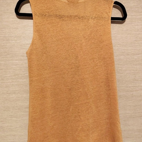 Massimo Dutti Mustard Blouse Like New With Unique Bust