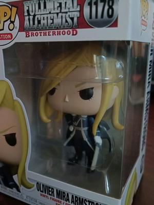 Funko POP Olivier Mira Armstrong 1178 Fullmetal Alchemist Brotherhood new