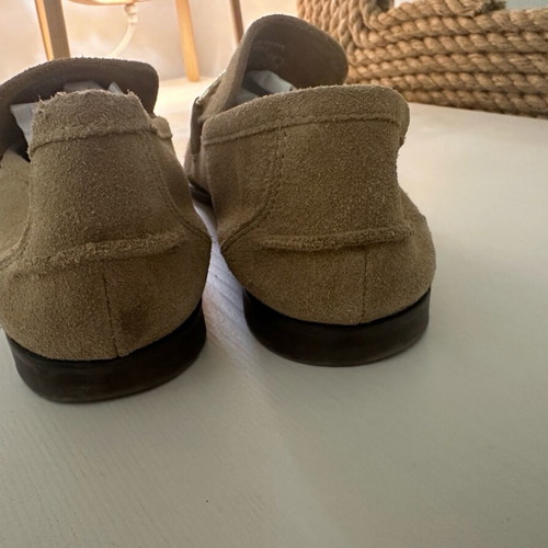 Zara women's beige suede shoes like new, size 37