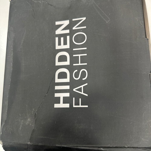 Hidden Fashion Sandals Size 38 New Black Transparent Strap