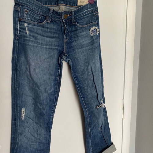 Gap jeans with rips used, size 25, blue