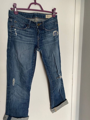 Gap jeans with rips used, size 25, blue