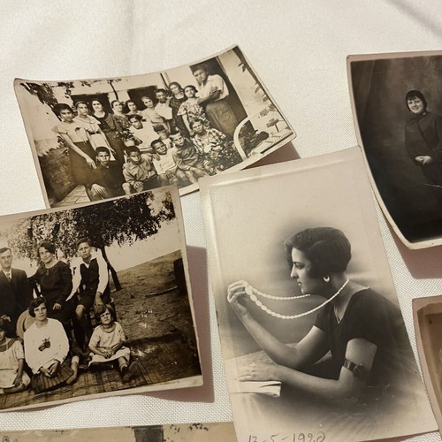 Collectible lot of 6 used historical photos and postcards 1915-1934 Samos & Thessaloniki